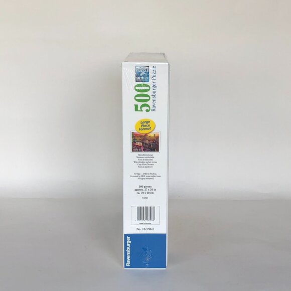 New sealed Ravensburger 500 pcs Large Format Puzzle-Cozy Wine Terrace - Picture 11 of 14
